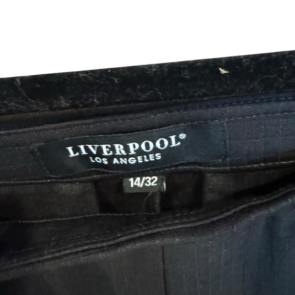 Liverpool Black Slim Fit Trousers - Picture 3 of 6